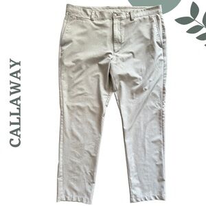 🛍️ 3/$40 Callaway Men’s Golf Pants 38x32 | Light Grey Stretch Performance